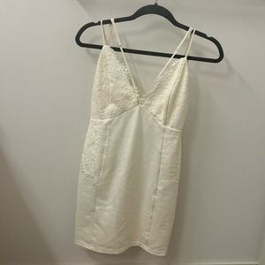 Mini Lace double strap Dress